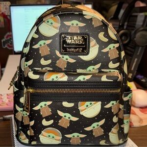 NWT Loungefly Star Wars Grogu Backpack
